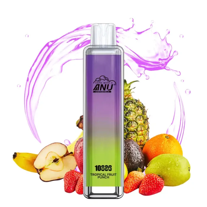 ANU Crystal 10000 Puffs Rechargeable Vape Smooth Mesh Coil for Maximum Flavor (4)